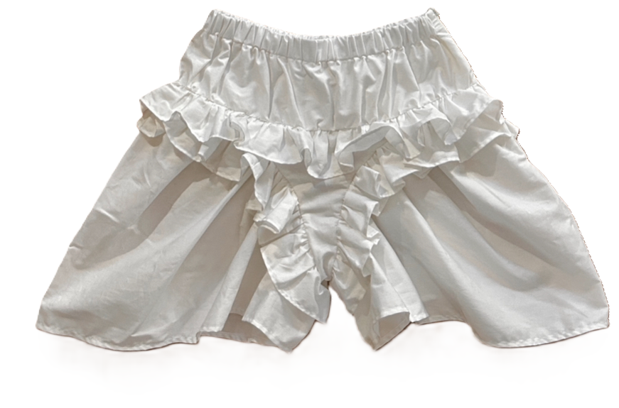 Panty Line Shorts in White